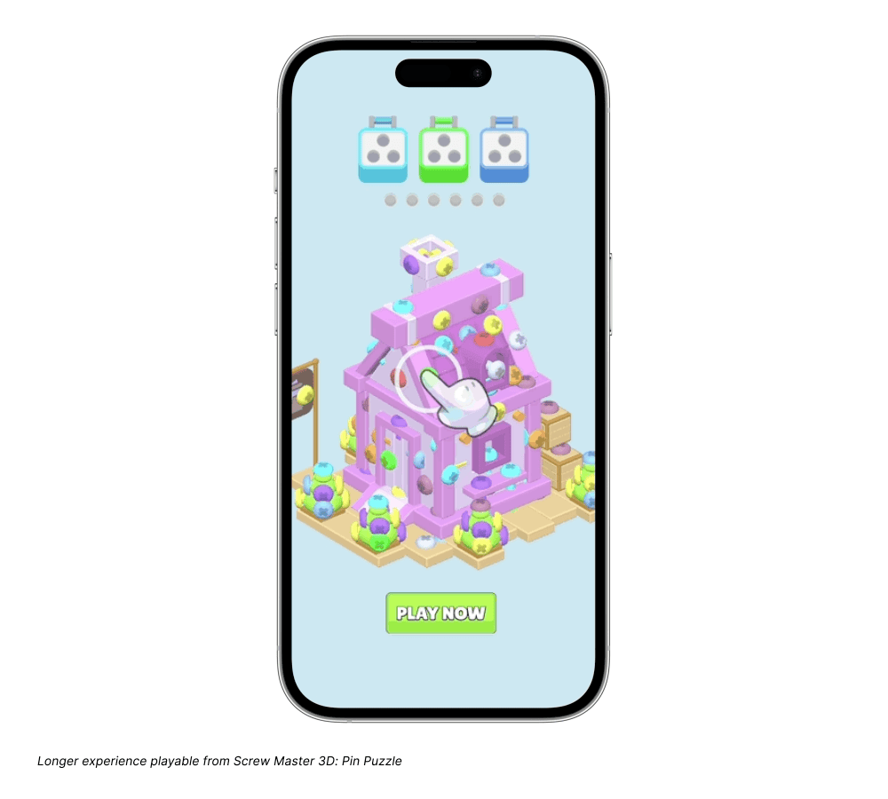 Longer experience playable from Screw Master 3D: Pin Puzzle